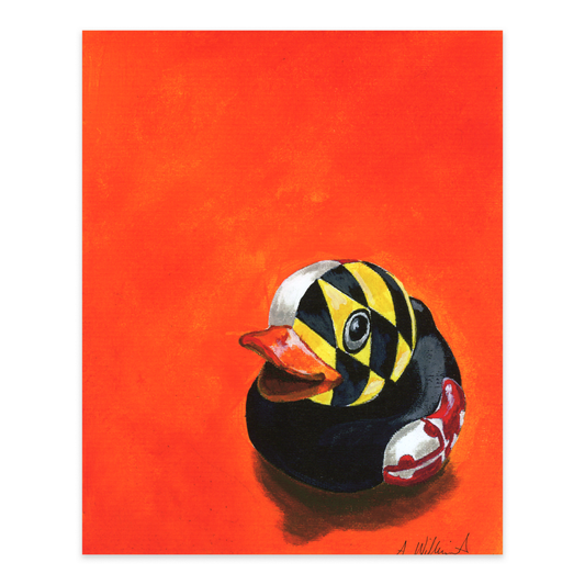 Painted Maryland Duck Print