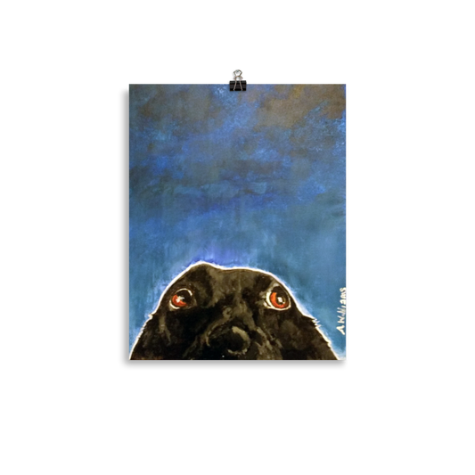 The Black Lab Print