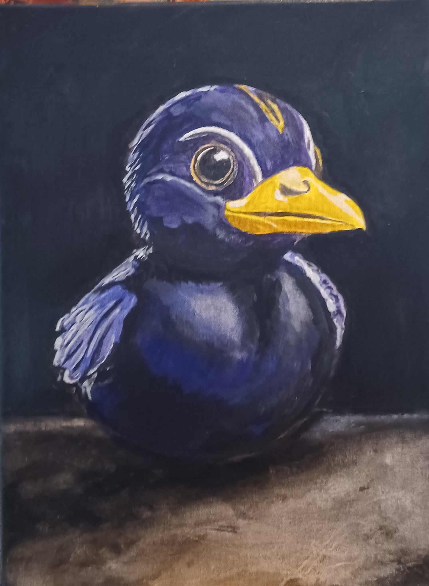 The Football Fan Painted Rubber Ducky