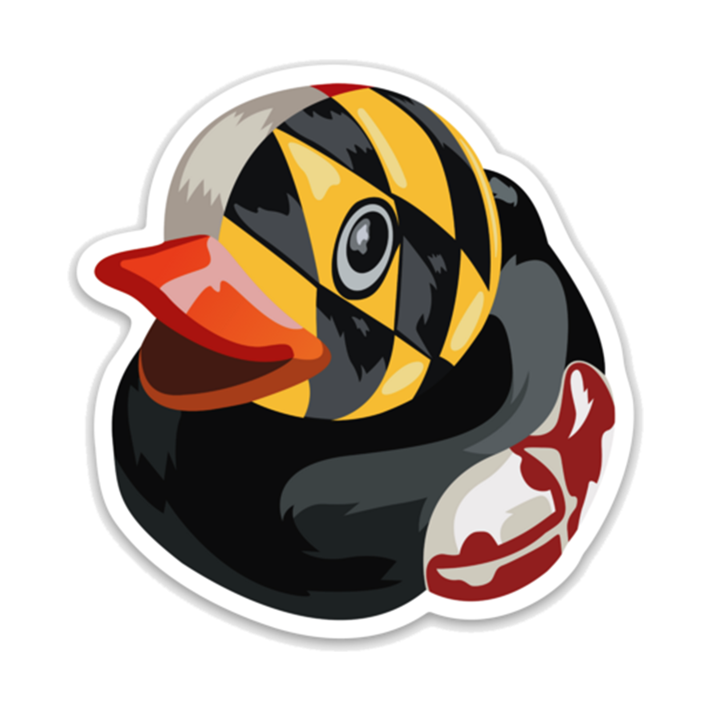 Maryland Duck 3" Sticker