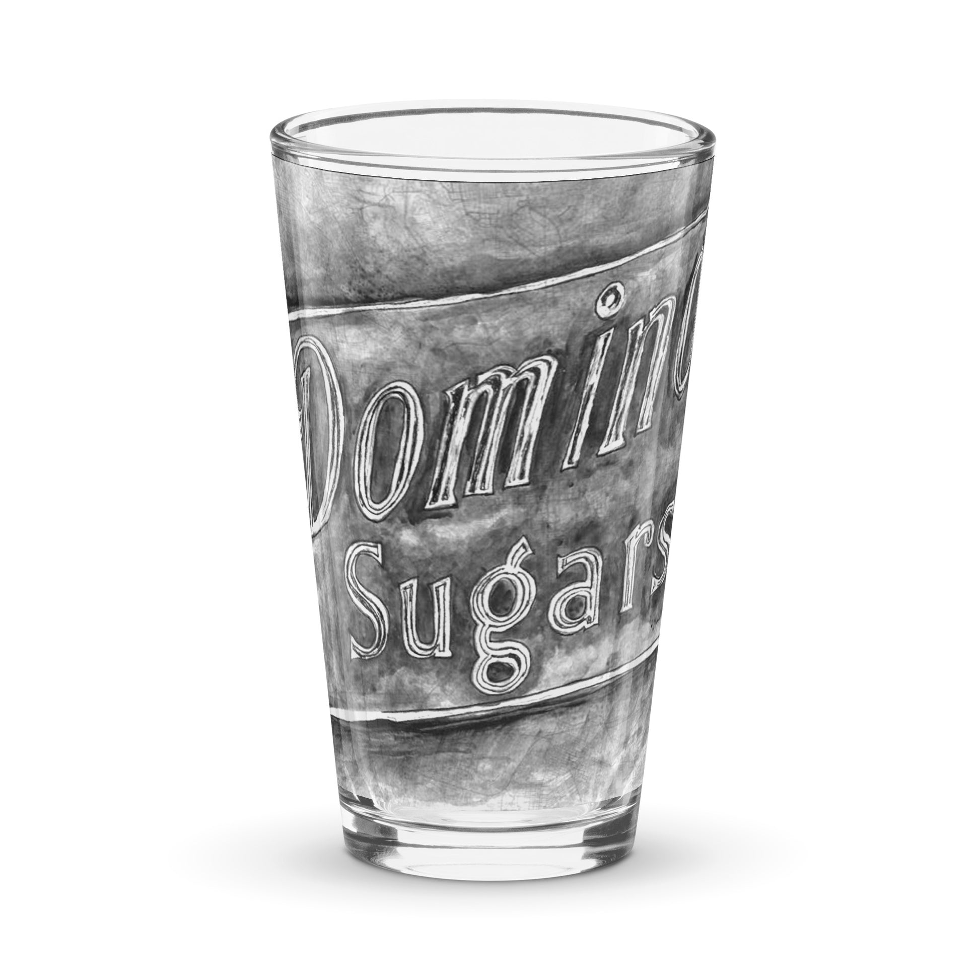 Domino Sugars Pint Glass front side