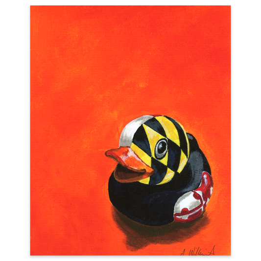 Painted Maryland Duck Print