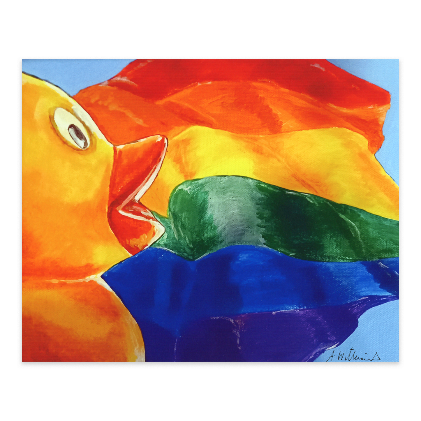 The Painted Pride Duck Print 14x11