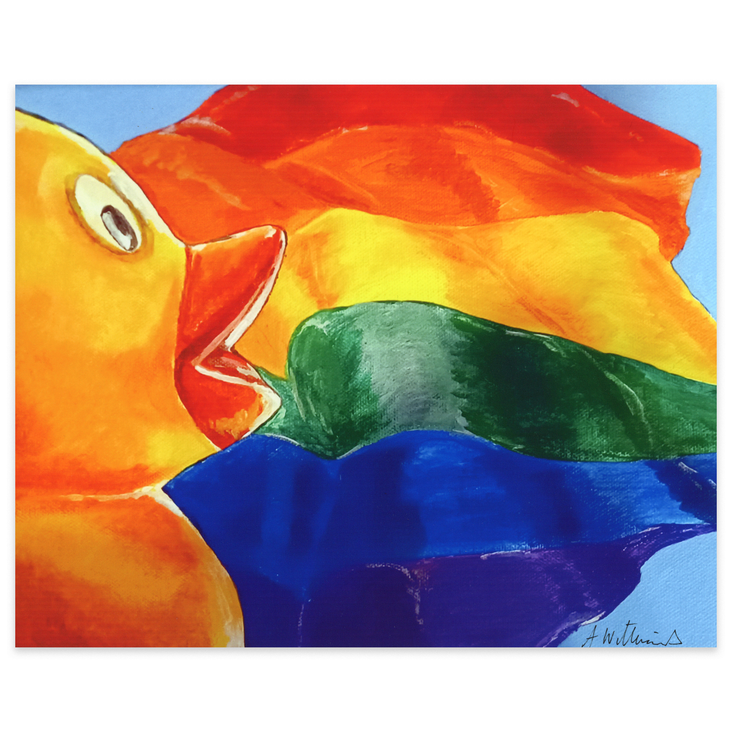 The Painted Pride Duck Print 20x16