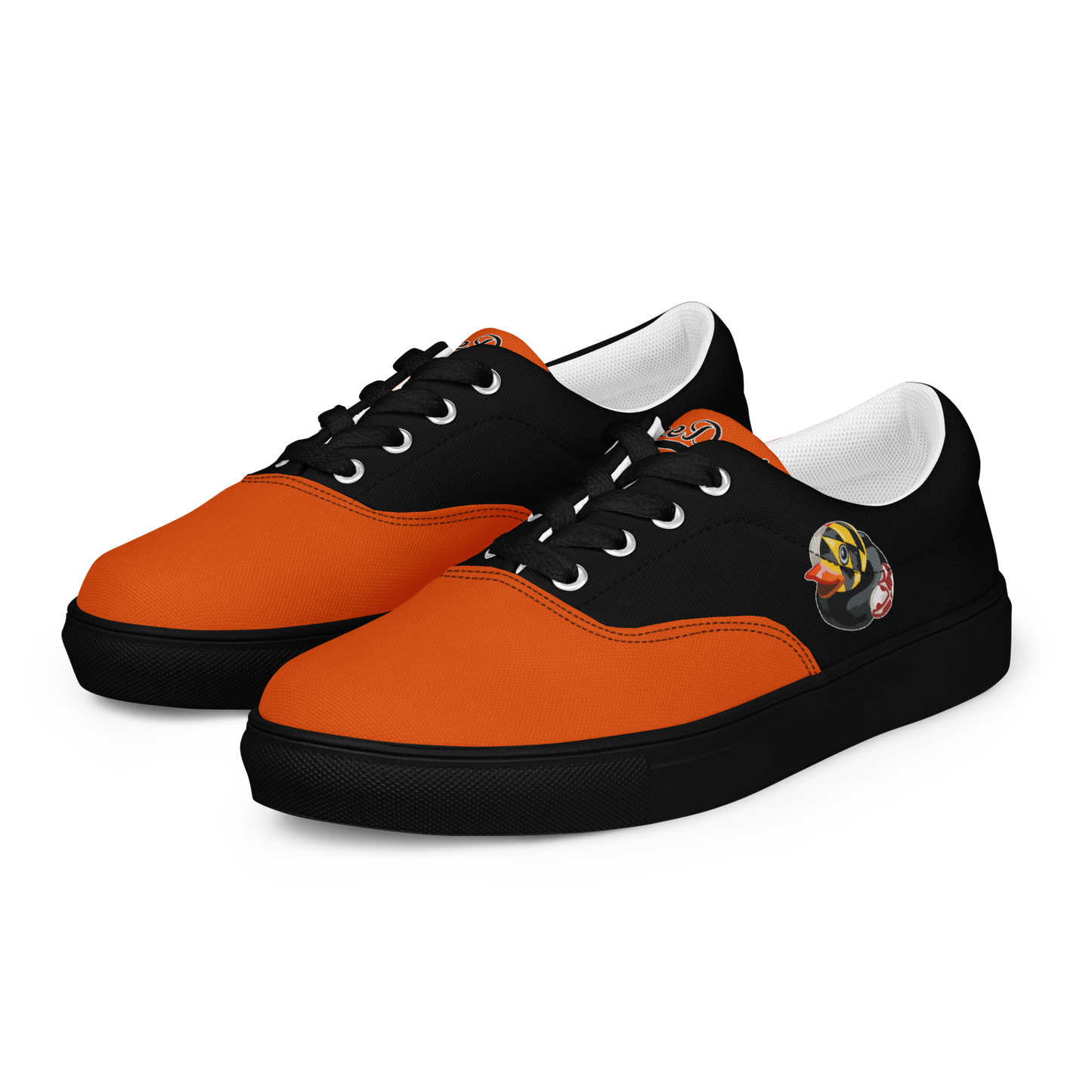 Side view Mens Baltimore Baseball BMORE DUCKS! Shoes