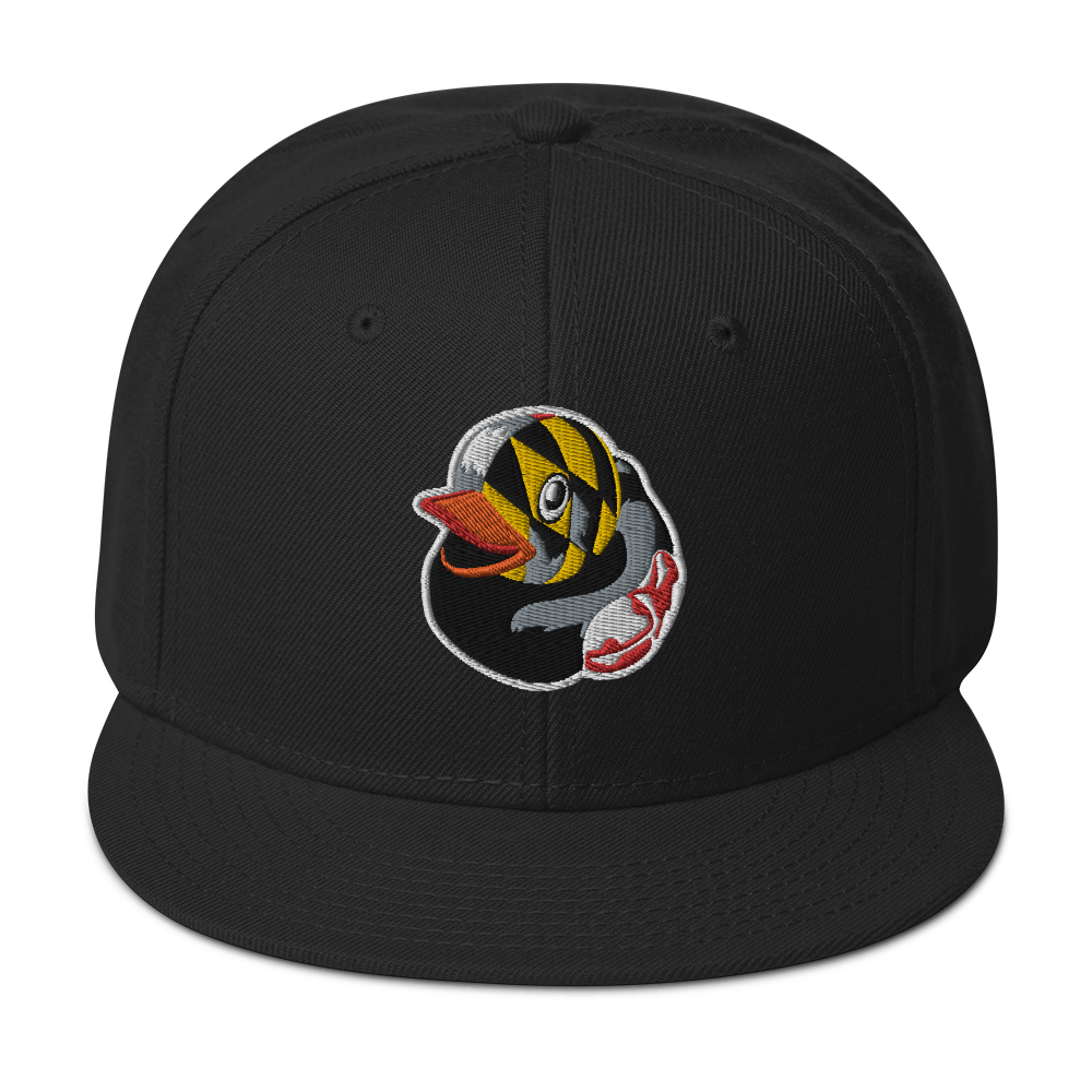 All black hat with a Maryland BMORE DUCKS! logo outlined in white